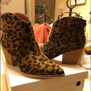 Leopard Boots